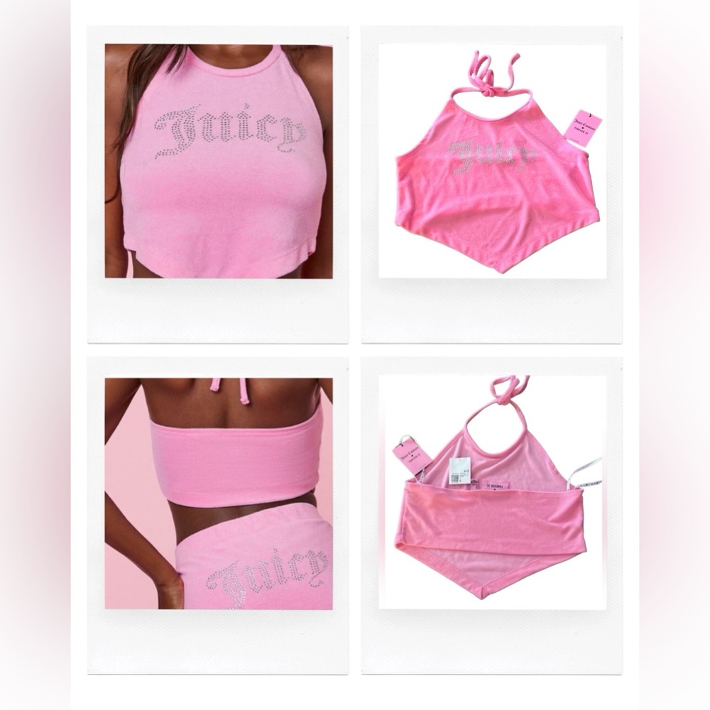 *new* Juicy Couture Pink Halter Top